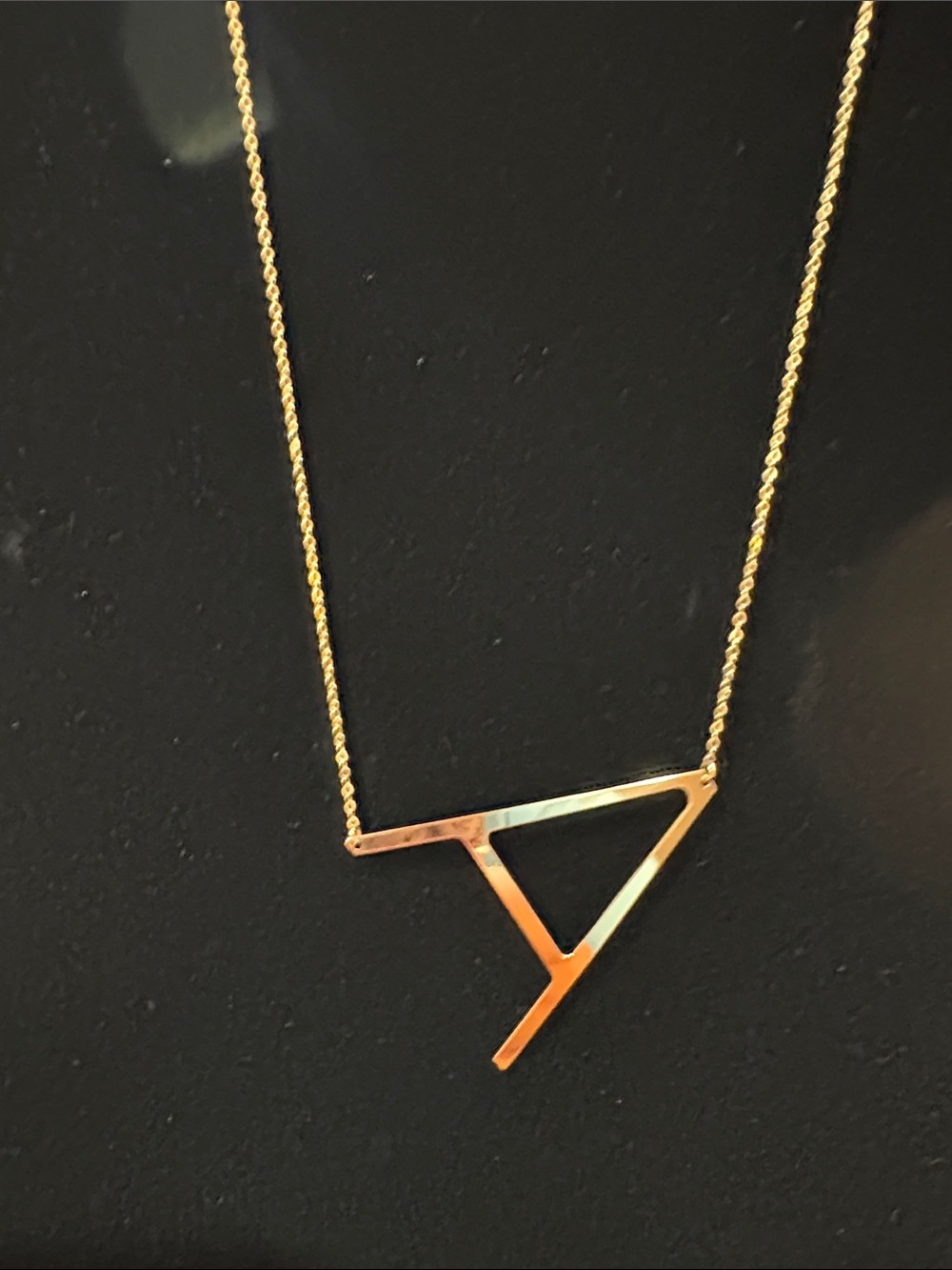 14kt yellow gold A Pendant Necklace - Women Jewelry